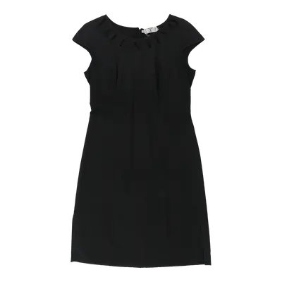 Valentino Sheath Dress - Small Black Cotton | Size: small
