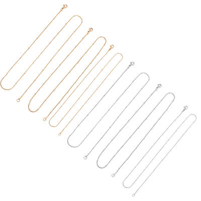 304 Stainless Steel Round Snake Chain Necklace Making