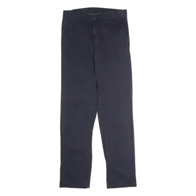 CARHARTT WIP Johnson Chino Mens Twill Trousers Blue Regular Straight W28 L32