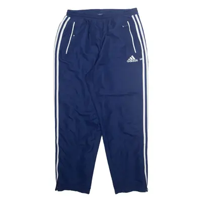 ADIDAS Mens Track Pants Blue Straight XL W30 L30