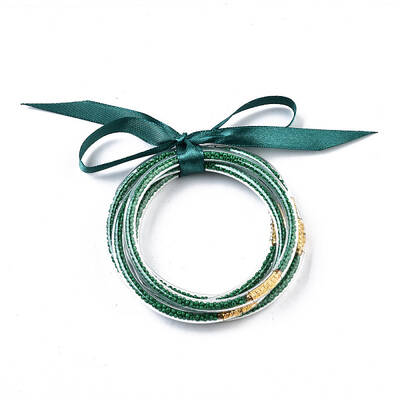 PVC Plastic Buddhist Bangle Sets