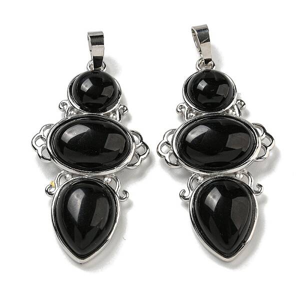 Natural Obsidian Pendants