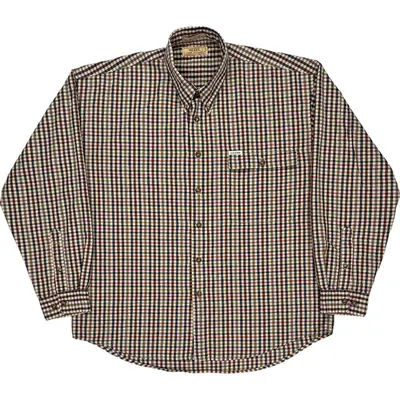Guess Classic Sportswear Plaid Shirt - Large - Multicoloured Cotton