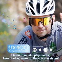 Jueyue Sport Bluetooth Smart Audio Sunglasses, UV400 Protection & Polarized Glasses - Sports & Cycling, Open Ear, Clear Call ...