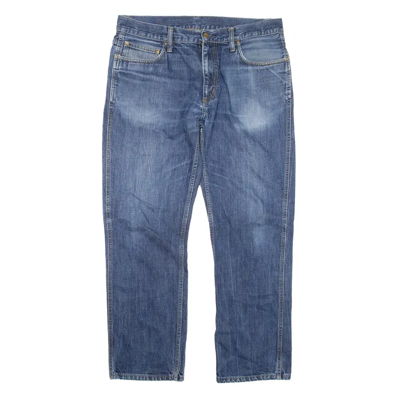 CARHARTT Western Pant II Mens Jeans Blue Regular Straight W34 L28