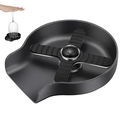 Kitchen Sink Glass Rinser – Durable Stainless Steel Cup Washer | Automatic Flush, Easy to Use Kitchen Sink Accessory