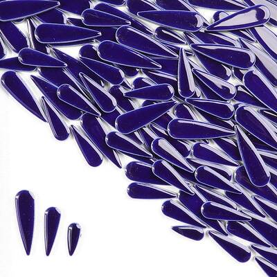 3 Styles Teardrop Shape Porcelain Mosaic Tiles