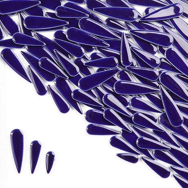 3 Styles Teardrop Shape Porcelain Mosaic Tiles