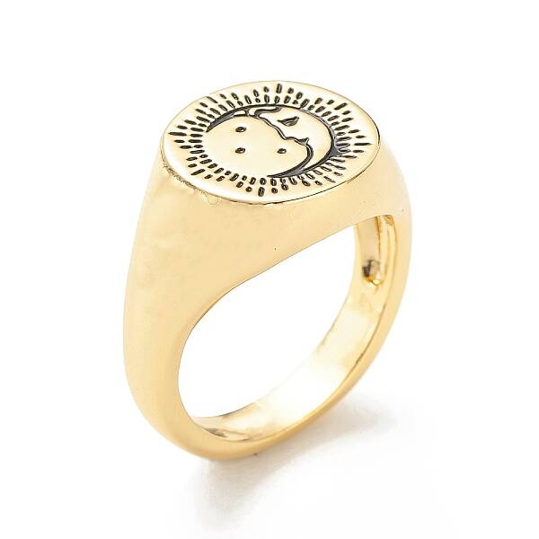 Brass Signet Ring for Women