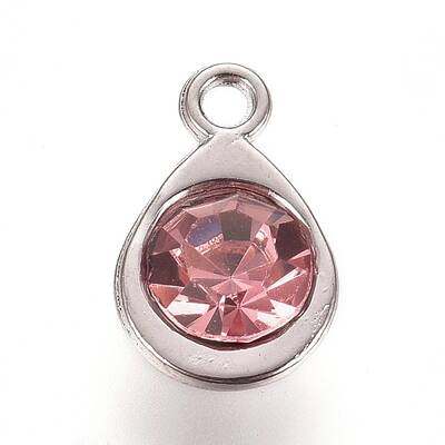 Faceted Glass Charms