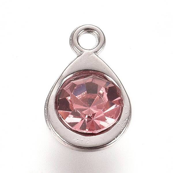Faceted Glass Charms