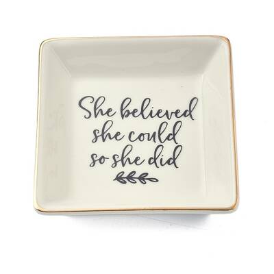 Porcelain Jewelry Holder Tray