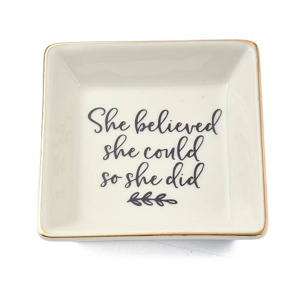 Porcelain Jewelry Holder Tray