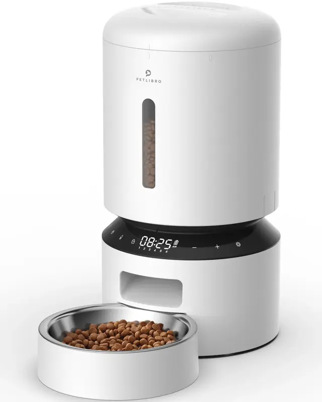 PETLIBRO Automatic Pet Feeder,5L food feeder for cats and dogs, preserves freshness, timed for up to 6 meals per day. Ideal f...