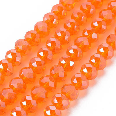 Electroplate Glass Beads Strands