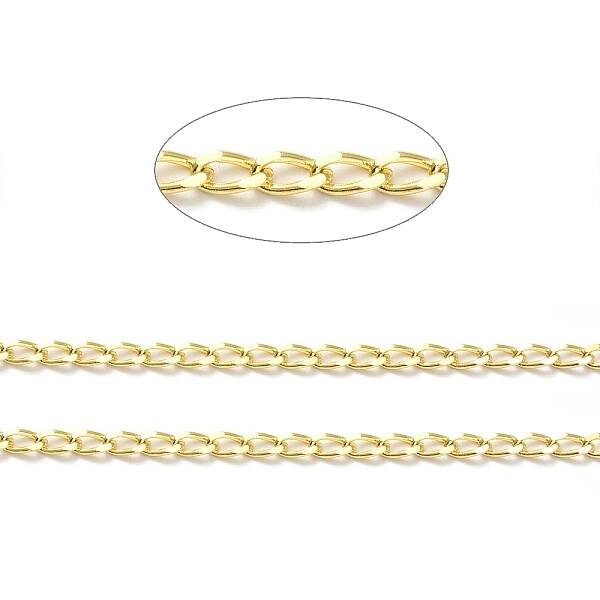 Rack Plating Brass Curb Chains