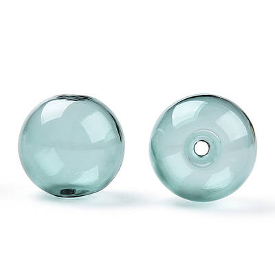 Transparent Blow High Borosilicate Glass Globe Beads