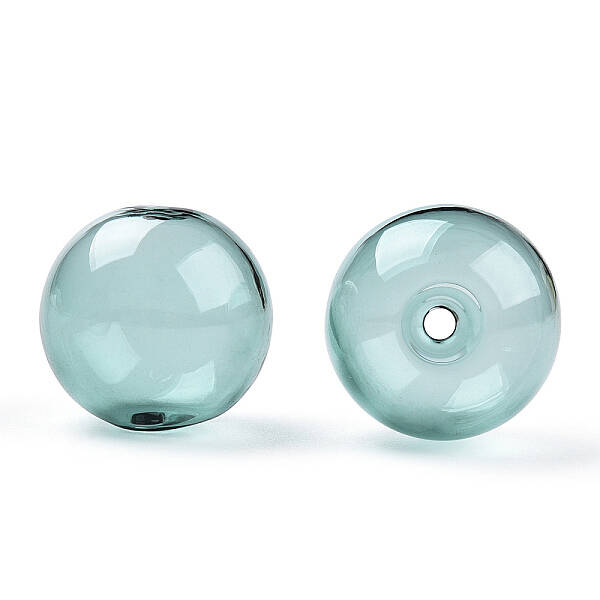 Transparent Blow High Borosilicate Glass Globe Beads