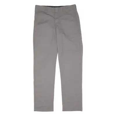 DICKIES Flex Workwear Mens Trousers Grey Slim Tapered W32 L32