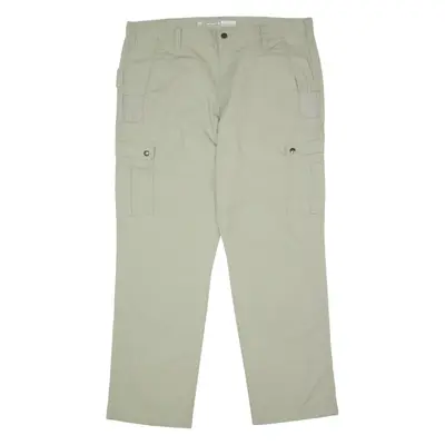 CARHARTT Cargo Workwear Mens Trousers Beige Relaxed Straight W40 L32