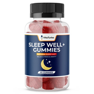 Sleep Well+  60 Gummies - 9 Grams Per Serving