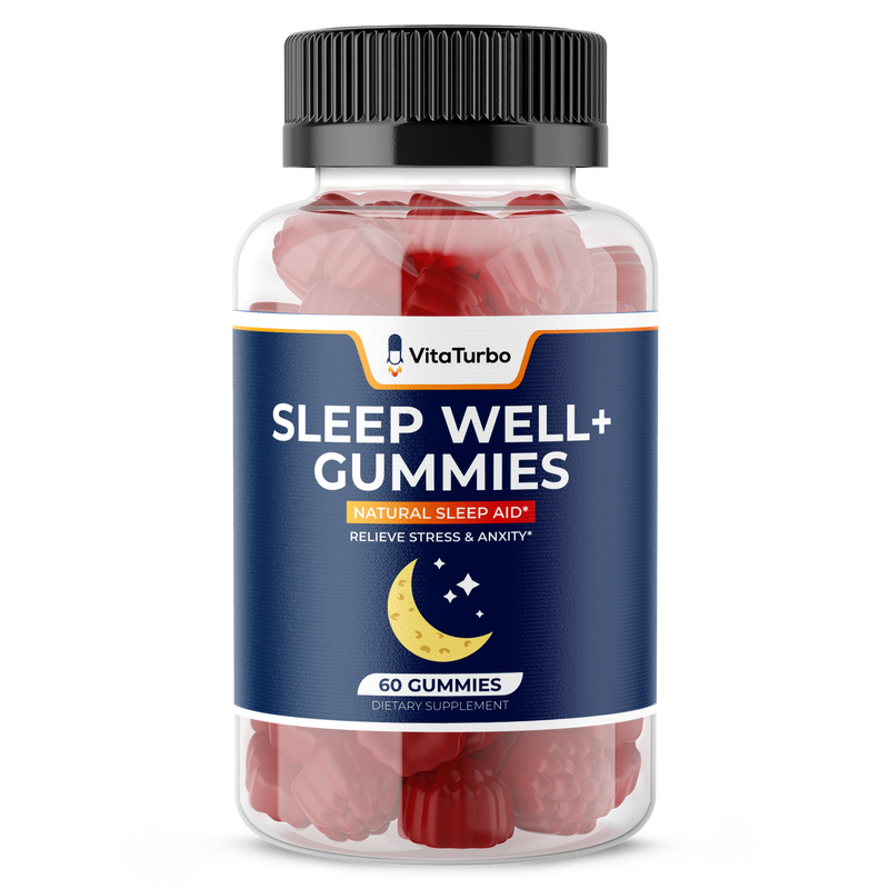 Sleep Well+  60 Gummies - 9 Grams Per Serving