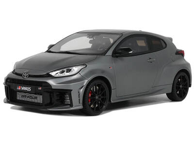 2024 Toyota GR Yaris Precious Metal Gray Metallic Limited Edition to 999 pieces Worldwide 1/18 Model Car by Otto Mobile