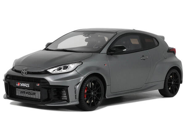 2024 Toyota GR Yaris Precious Metal Gray Metallic Limited Edition to 999 pieces Worldwide 1/18 Model Car by Otto Mobile