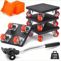 Furniture Moving and Raising Tool Set, 360° Rotatable Furniture Moving Tool, Furniture Moving Wheel, Furniture Moving Tool f...