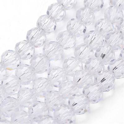 Transparent Glass Bead Strands