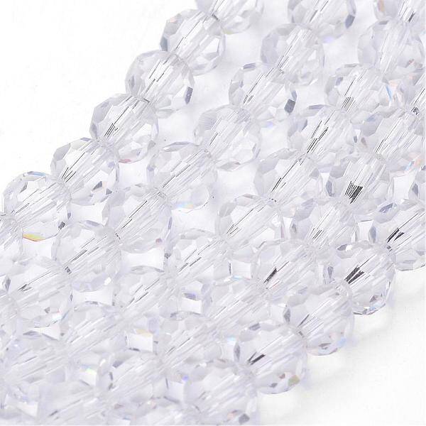 Transparent Glass Bead Strands