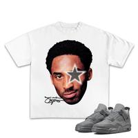 KB24 Wet Cement Unisex T-shirt, 4S Wet Cement Unisex Shirt, Rap Tee Match Sneaker, Casual Cotton Menswear Retro Shirt, Street...