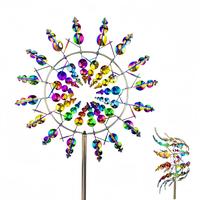 Magical 3D Wind Spinners Outdoor 360° Metal Windmills for Yard Garden, Wind Powered Wind Catchers Sculptures & Spinners for ...