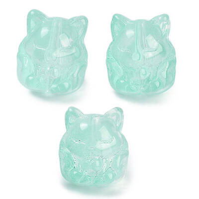 Transparent Spray Paint Glass Beads