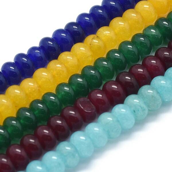 Natural White Jade Beads Strands