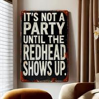 Vintage Humor Metal Sign, Waterproof Wall Decor, Wall Art for Home Living Room Bedroom Bar Coffee Shop, Home Decoration, Outd...
