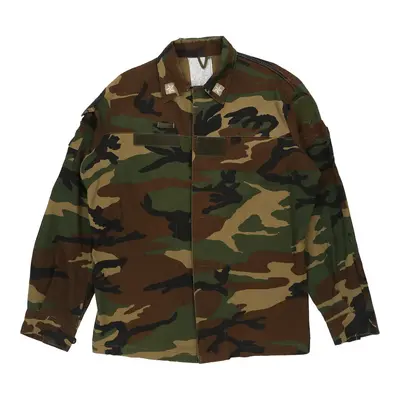 Italy Army Nato 1998 Unbranded Camo Jacket - Large Khaki Cotton