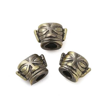Tibetan Style Rack Plating Brass Bead