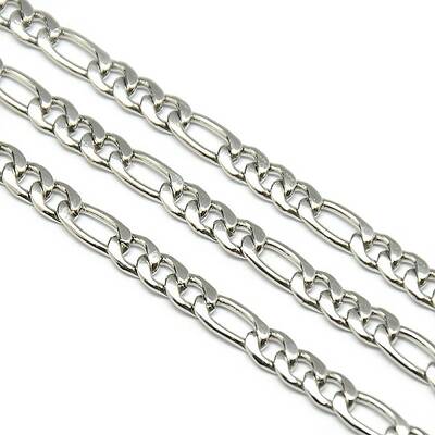 Tarnish Resistant Stainless Steel Figaro Chains