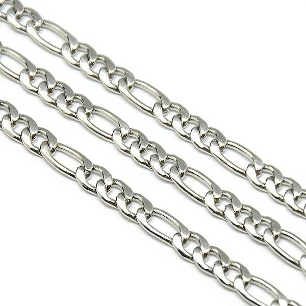Tarnish Resistant Stainless Steel Figaro Chains