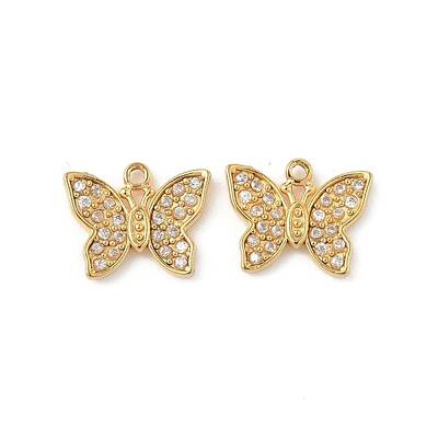 304 Stainless Steel Rhinestone Pendants