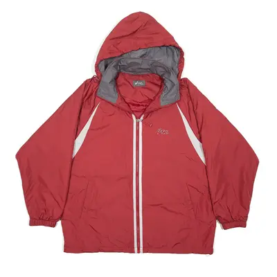 ASICS Jacket Red Mens XL