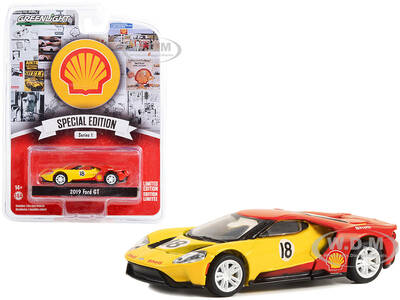 2019 Ford GT 18 Yellow and Red \