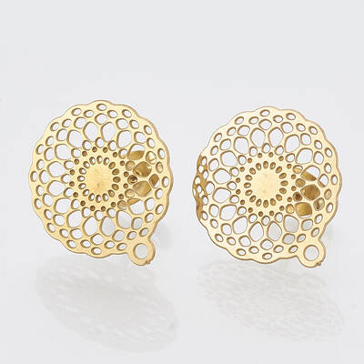 304 Stainless Steel Stud Earring Findings
