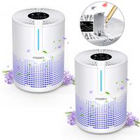 MOOKA Air Purifiers for Bedroom Home with Extra 1 Filter, MOOKA HEPA H13 Filter Air Purifier with USB-C Cable for Smokers Pol...