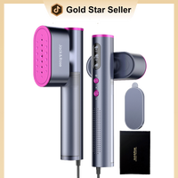 Jack ＆ Rose Steamer for Clothes, 100-240V Wide Voltage, 15s Fast Heat Up ,Steamer Iron 2 In 1, Large Ceramic Heat Panel, Po...