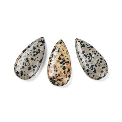 Natural Dalmatian Jasper Pendants