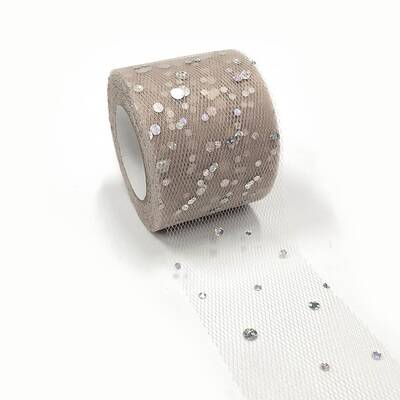Glitter Sequin Deco Mesh Ribbons