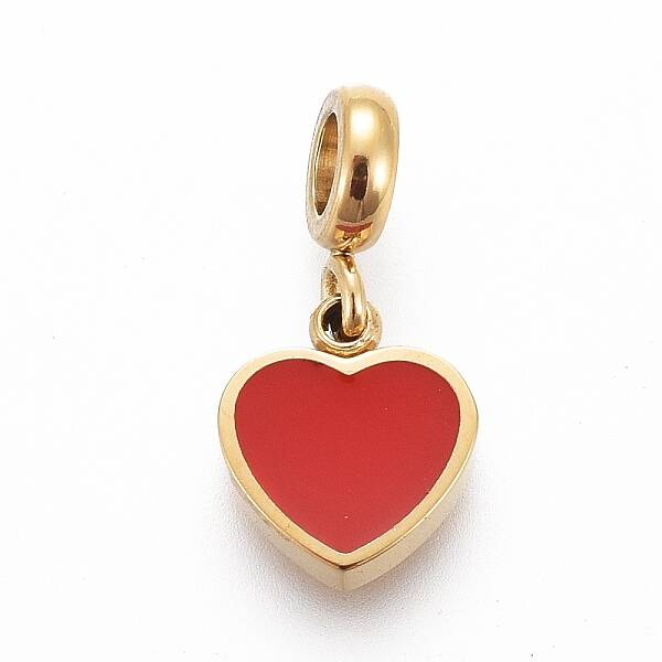 Ion Plating(IP) 304 Stainless Steel Enamel Charms