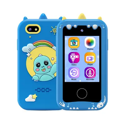 KOKODI Smartphone Toy for Kids, Birthday Gift Unicorn Toy, Touch Screen HD Dual Camera, Interactive phone toy, Travel Toy, Le...